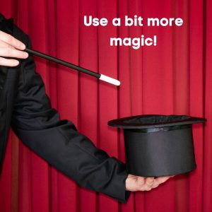 Magician with a top hat