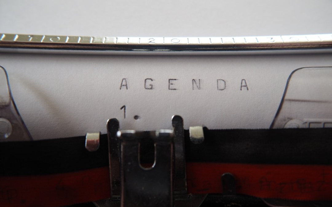 How to use a simple agenda for a sales meeting